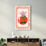 Mister Tomato | Glass Wall Art