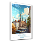 Munich Germany-Travel Posters | Glass Wall Art