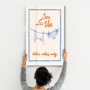 Sea La Vie | Glass Wall Art