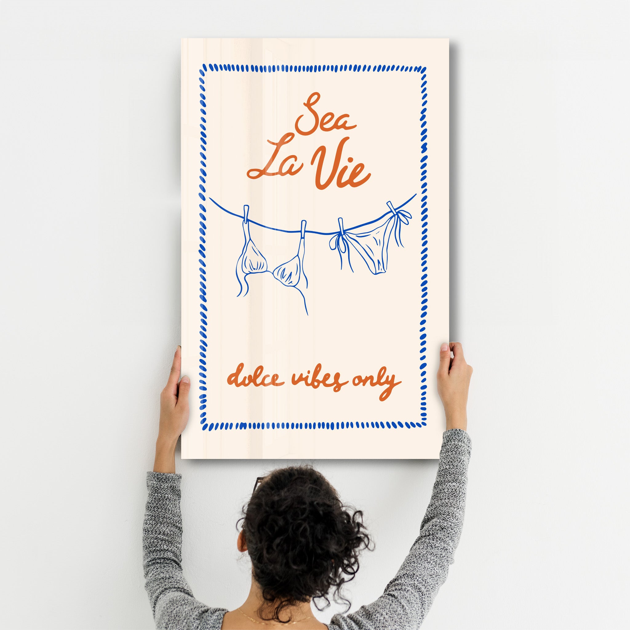 Sea La Vie | Glass Wall Art