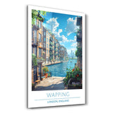 Wapping 2-London England-Travel Posters | Glass Wall Art