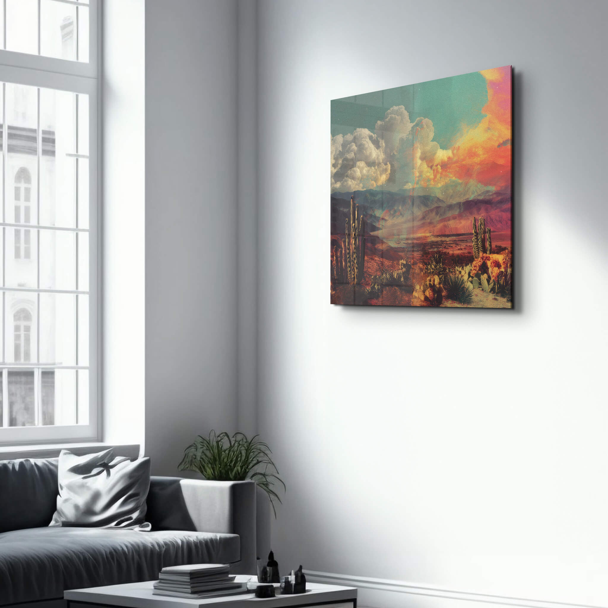 Between Earth and Sky | Glass Wall Art