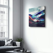 Echoes of the Glitch | Glass Wall Art