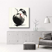 First Bite | Glass Wall Art