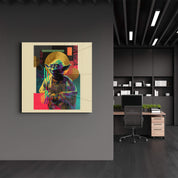 Galactic Mind: Yoda Rewired | Glass Wall Art