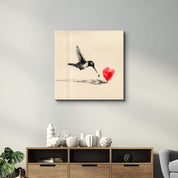 Heartdrop | Glass Wall Art