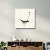 Journey in Silence | Glass Wall Art