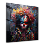 Kid Clown | Glass Wall Art