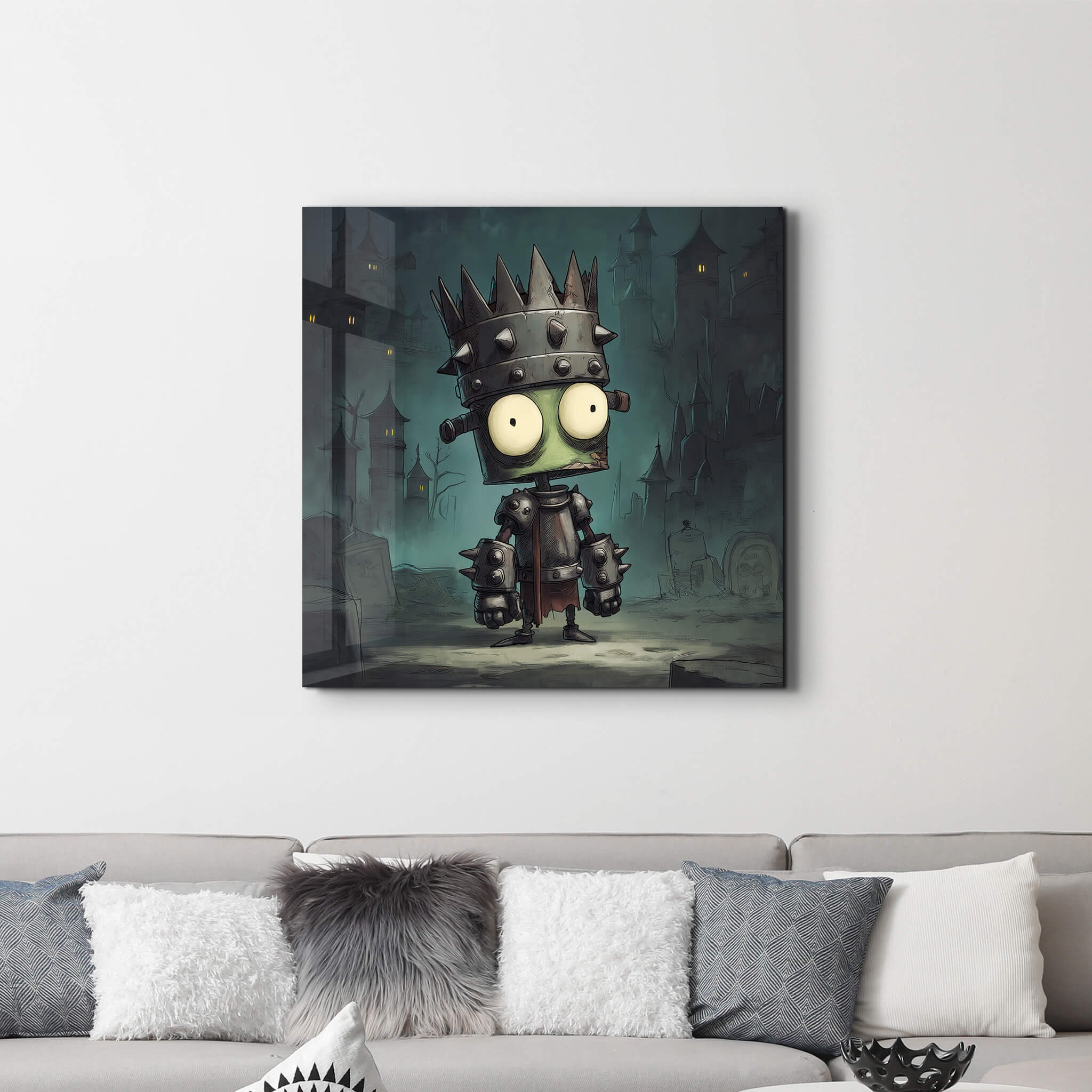 Knight of the Forgotten Tower | Glass Wall Art