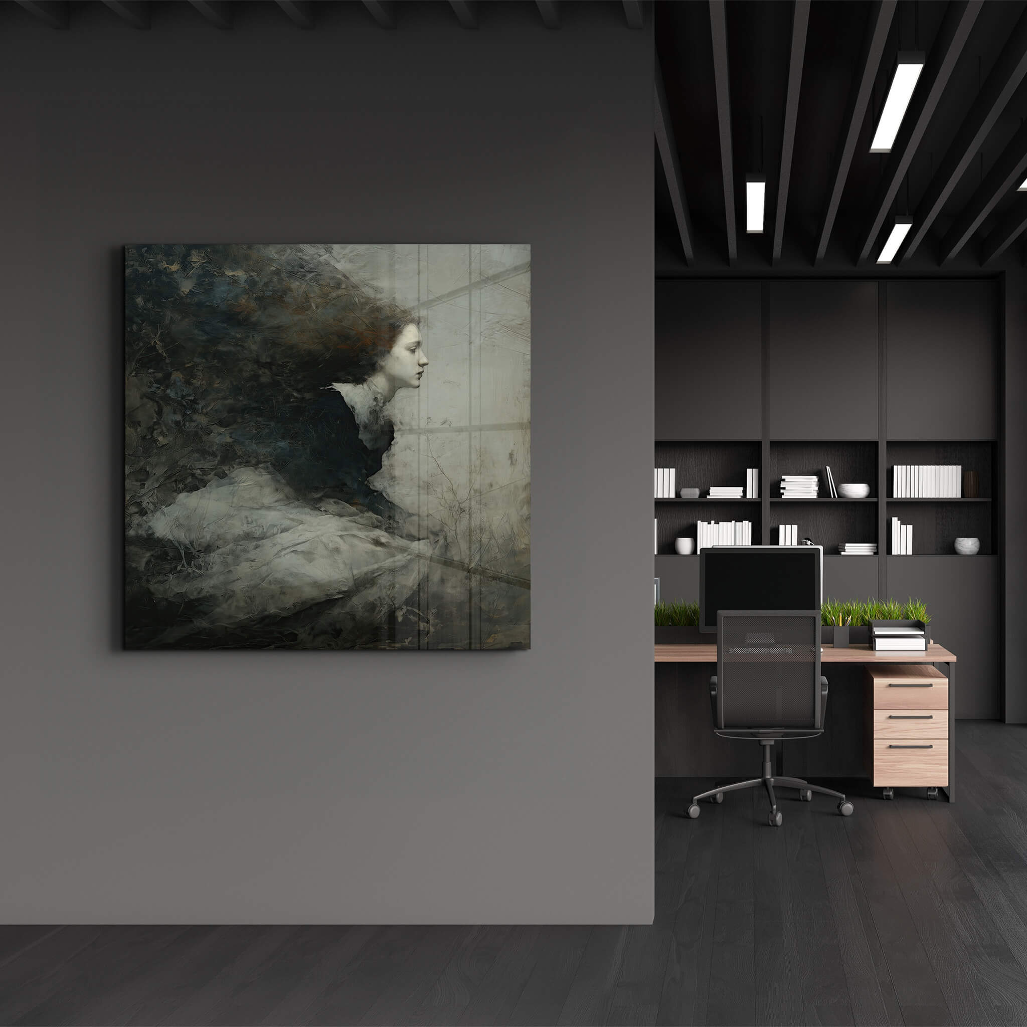 She Who Remains | Glass Wall Art