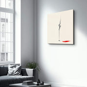 Silent Flow-Reverse Shadow | Glass Wall Art