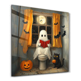 Spooky Storytime | Halloween Glass Wall Art