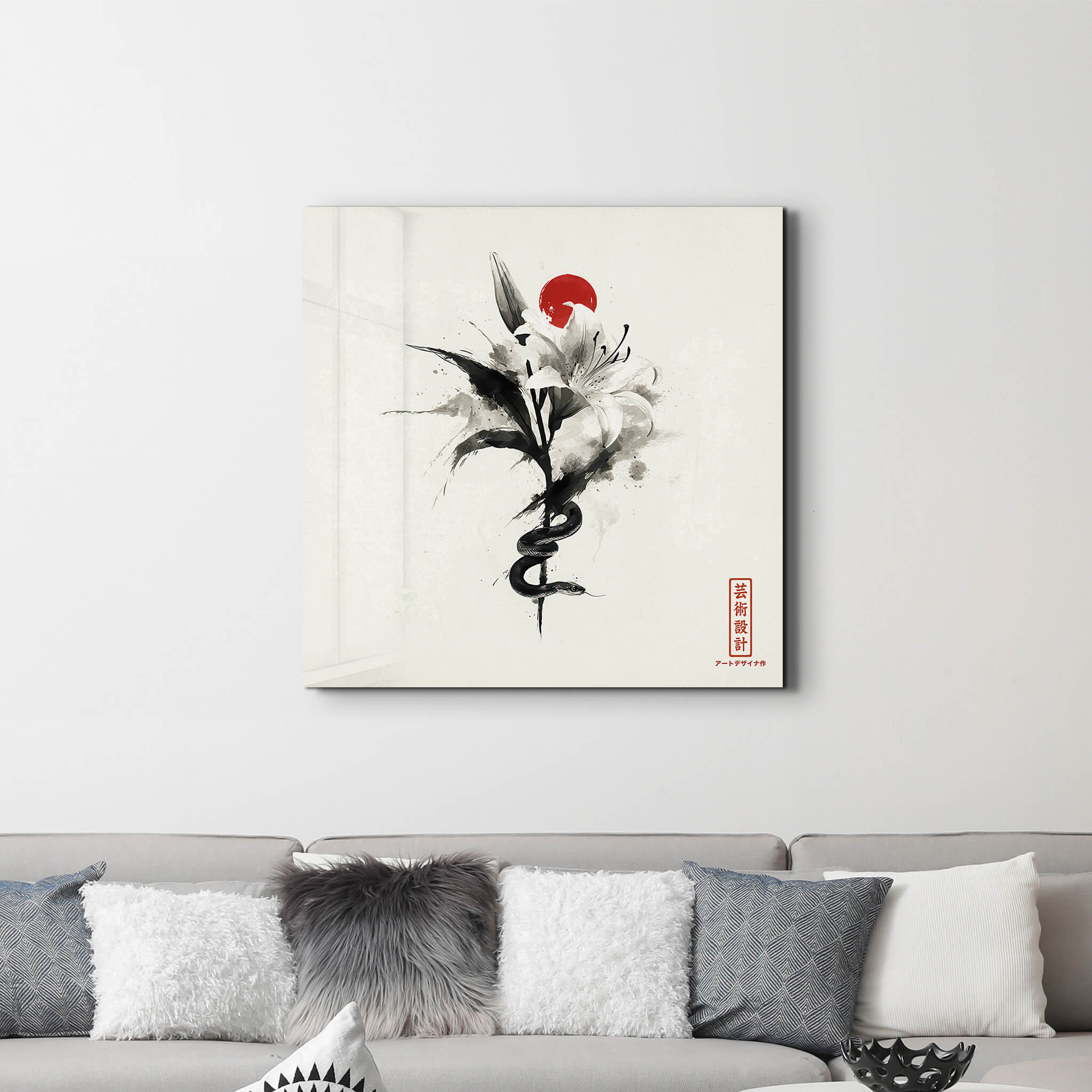 Venom in Beauty | Glass Wall Art