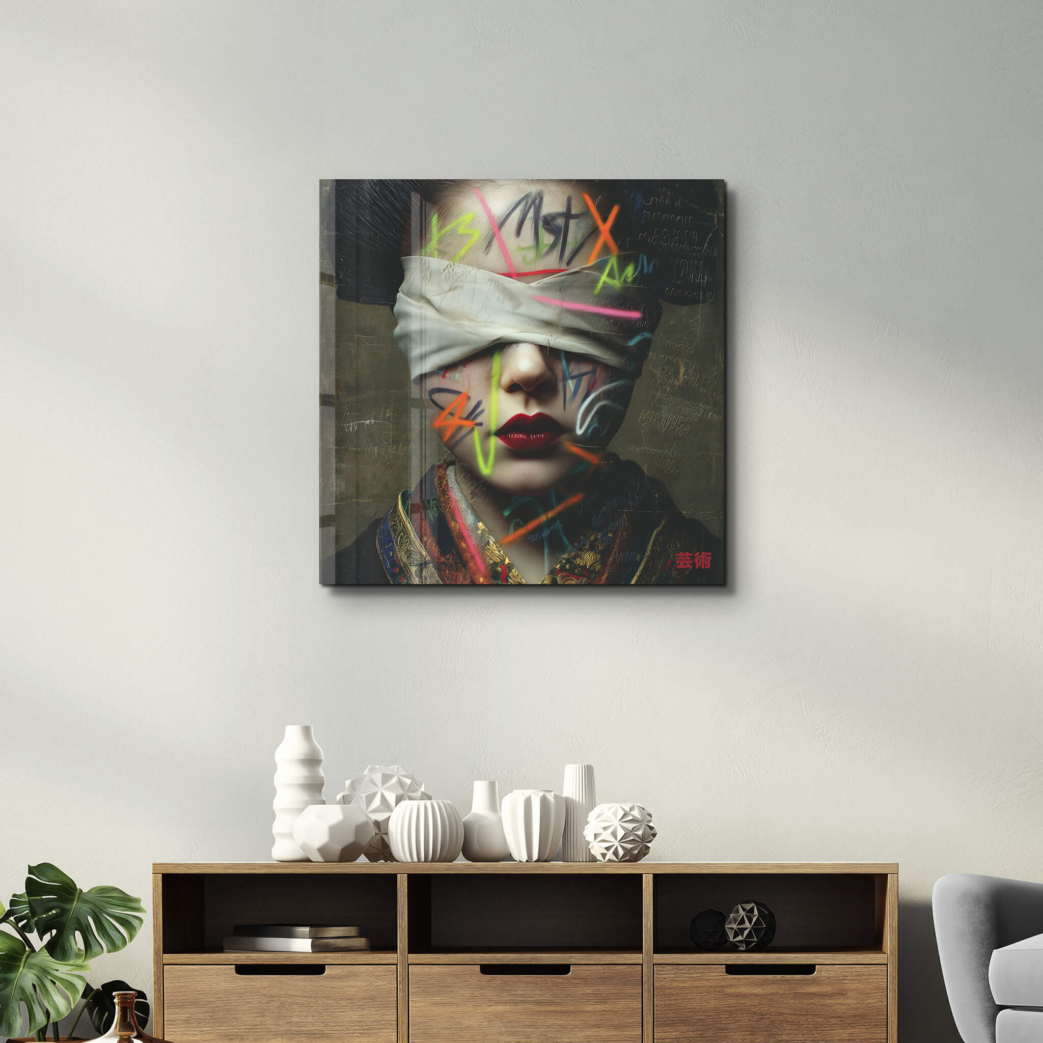 Voices Unseen | Glass Wall Art