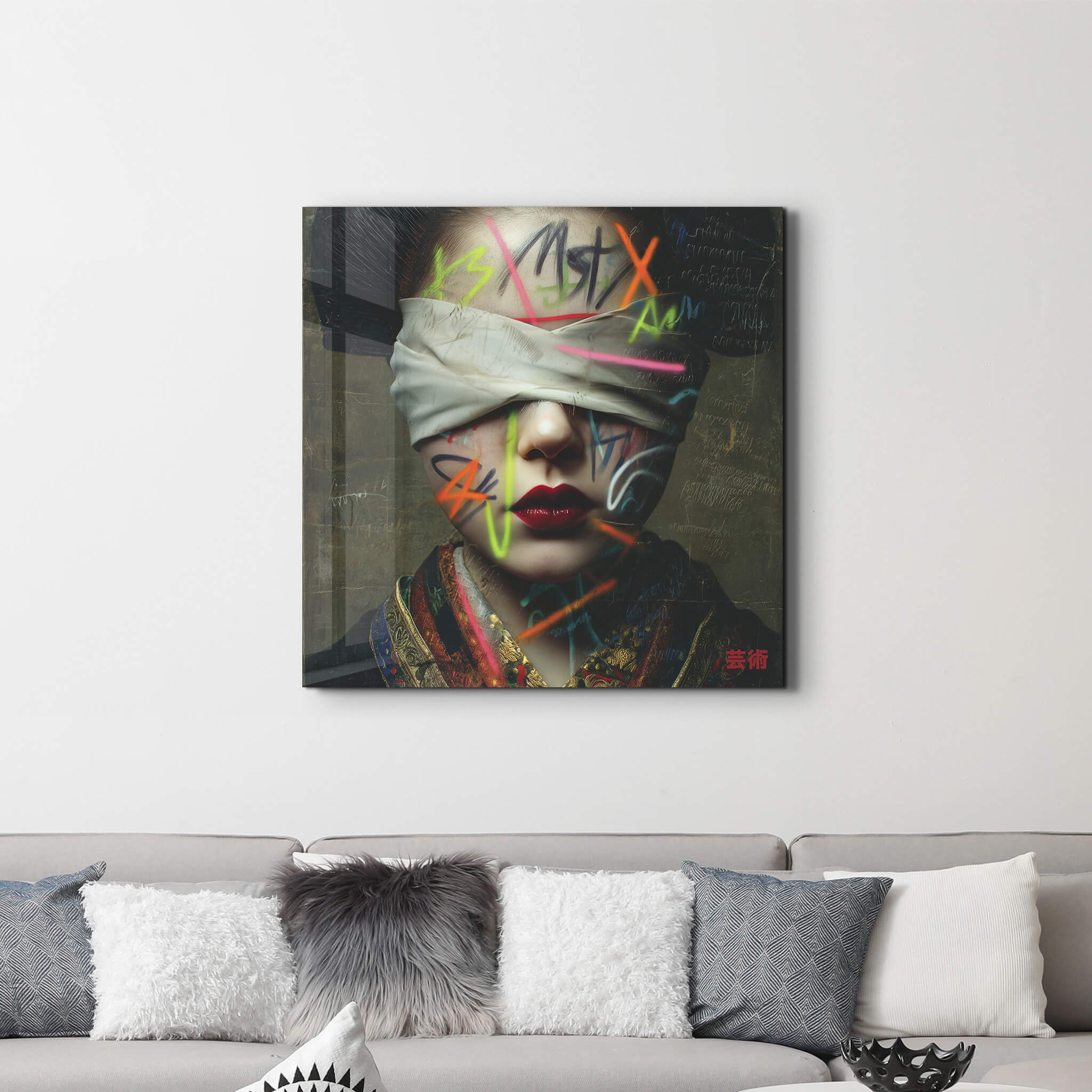 Voices Unseen | Glass Wall Art