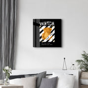 Watch Your Back | Glass Wall Art