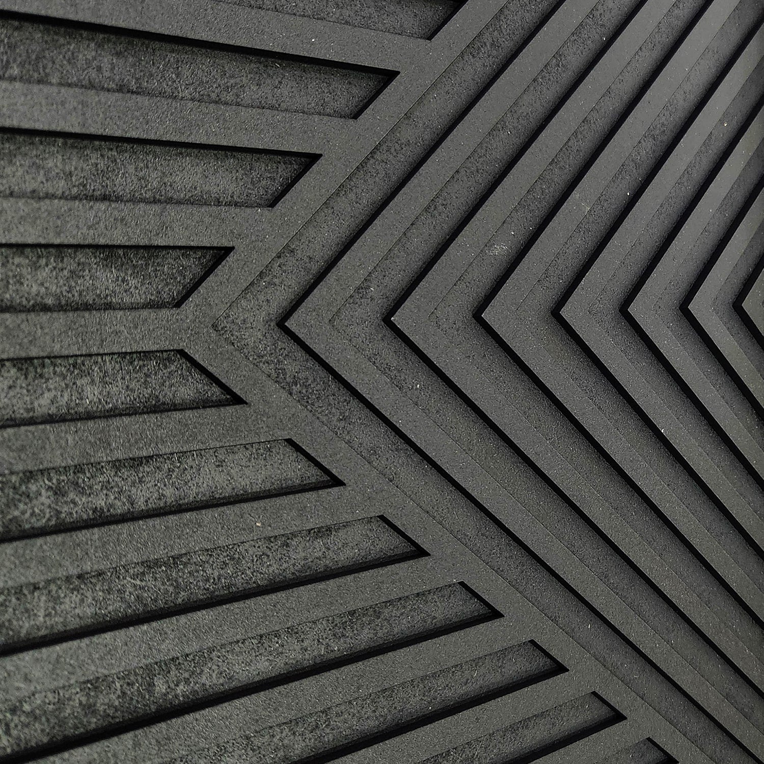 Minimalist Black Wooden Wall Art – Trio