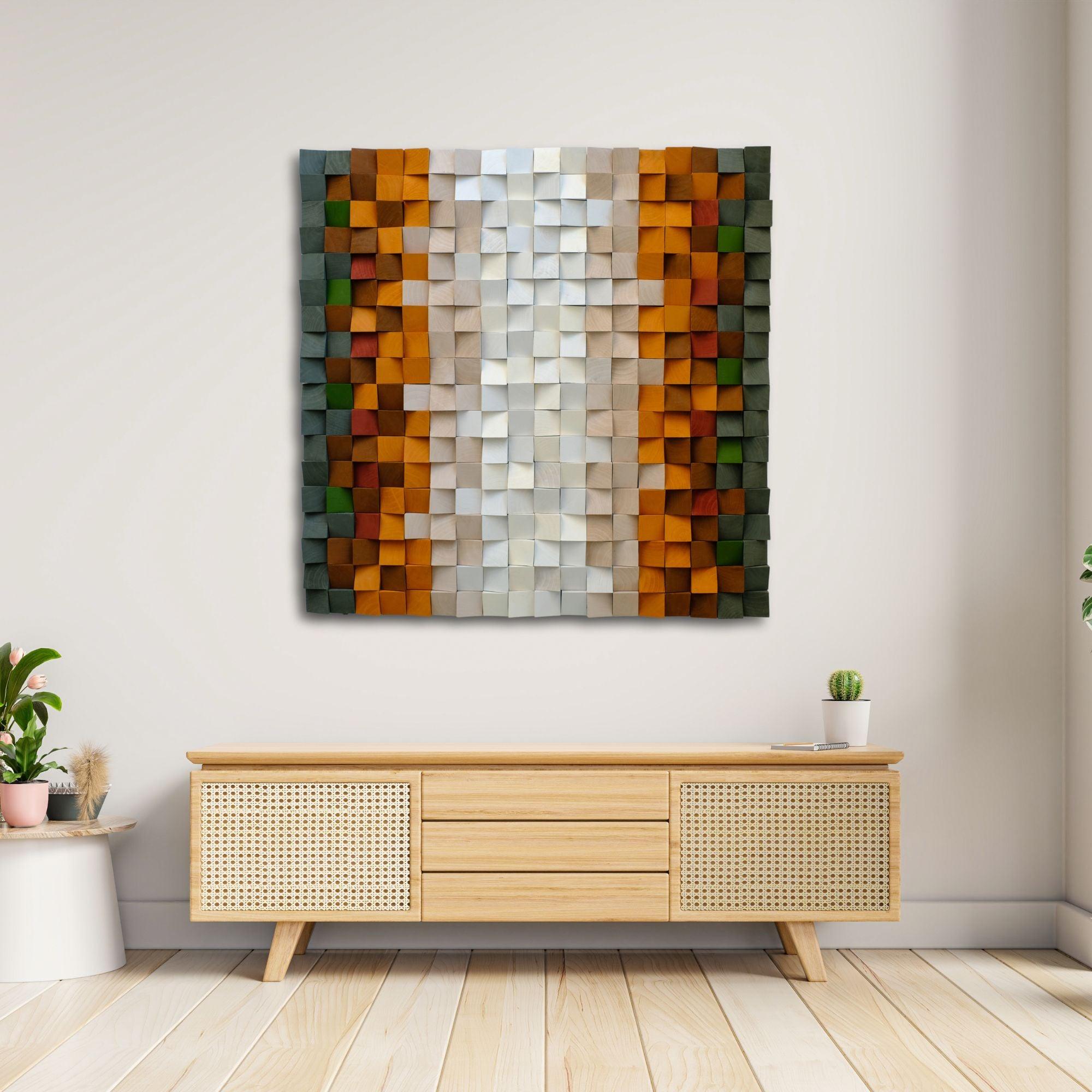 ・"Colors of Nature"・Premium Wood Handmade Wall Sculpture - Limited Edition
