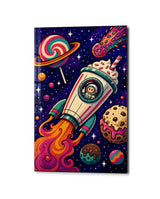 Candy Sky Voyage | Glass Wall Art