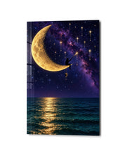 Glass wall art titled "Casting for a Star" by Artdesigna featuring a clear glass star-shaped design on a white background.