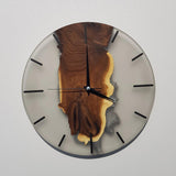 Enchanted SilverBerry Tree & Resin Timepiece | Wall Clock