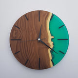 Enchanted SilverBerry Tree & Resin Timepiece | Wall Clock