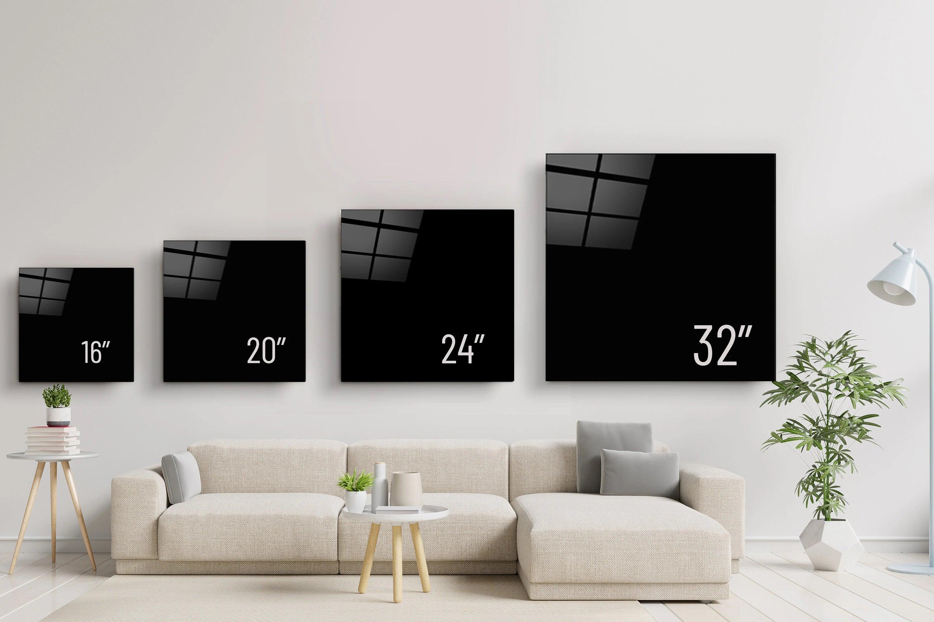 ."Custom Printing". Square Shape Glass Wall Art - ArtDesigna Glass Printing Wall Art