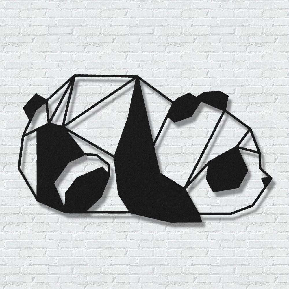 ・"Cute Panda"・Premium Metal Wall Art - Limited Edition - ArtDesigna Glass Printing Wall Art