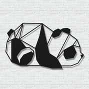 ・"Cute Panda"・Premium Metal Wall Art - Limited Edition - ArtDesigna Glass Printing Wall Art