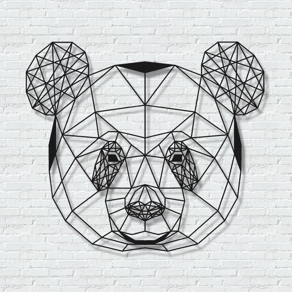 ・"Panda"・Premium Metal Wall Art - Limited Edition - ArtDesigna Glass Printing Wall Art