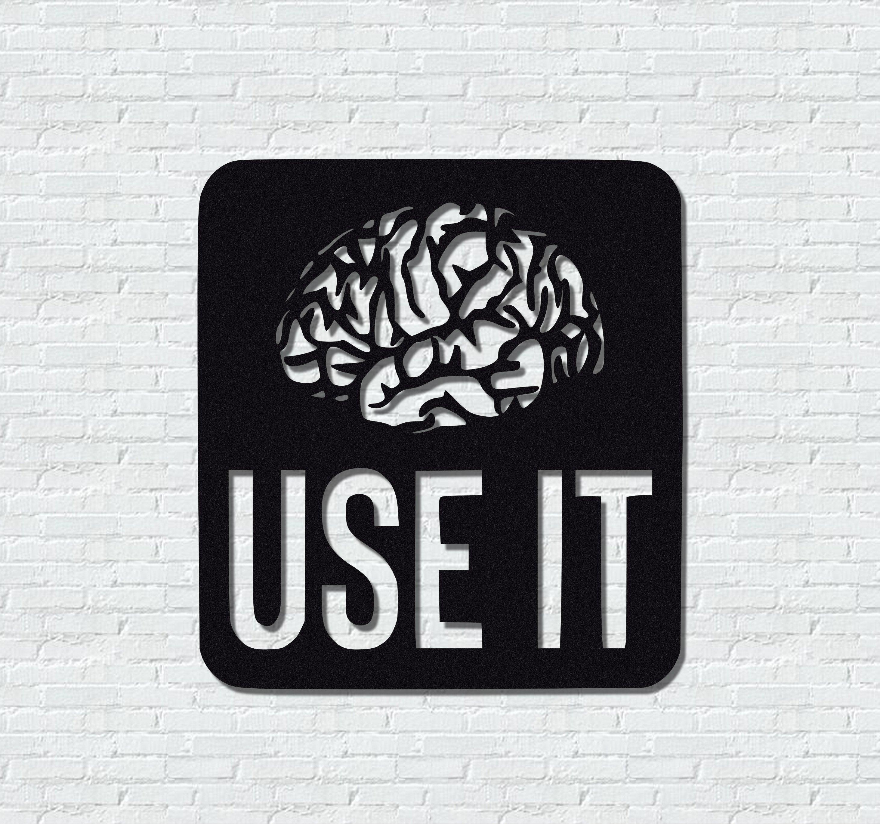 ・"Use It"・Premium Metal Wall Art - Limited Edition - ArtDesigna Glass Printing Wall Art