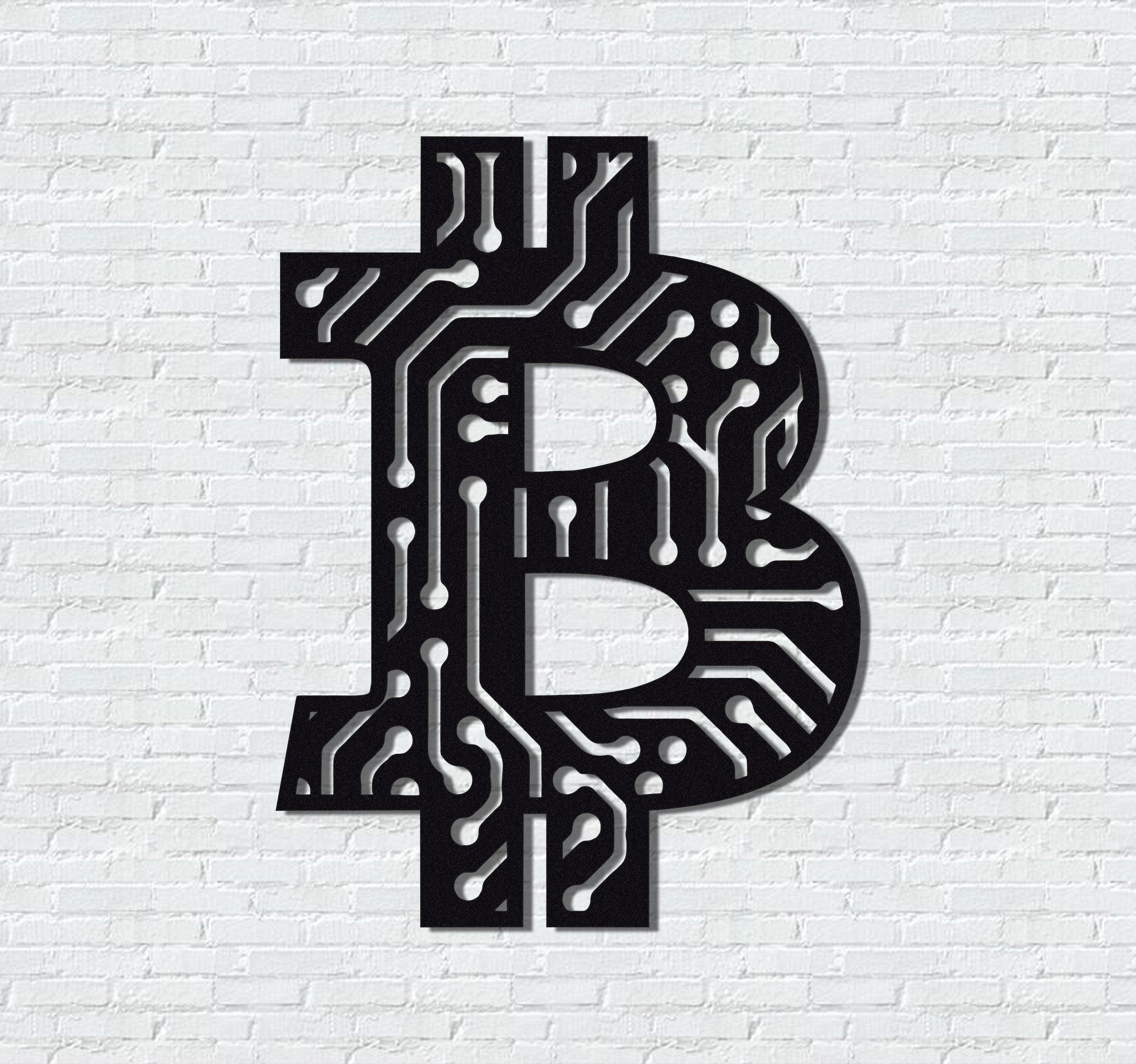 ・"Bitcoin"・Premium Metal Wall Art - Limited Edition - ArtDesigna Glass Printing Wall Art