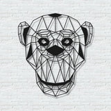 ・"Monkey"・Premium Metal Wall Art - Limited Edition