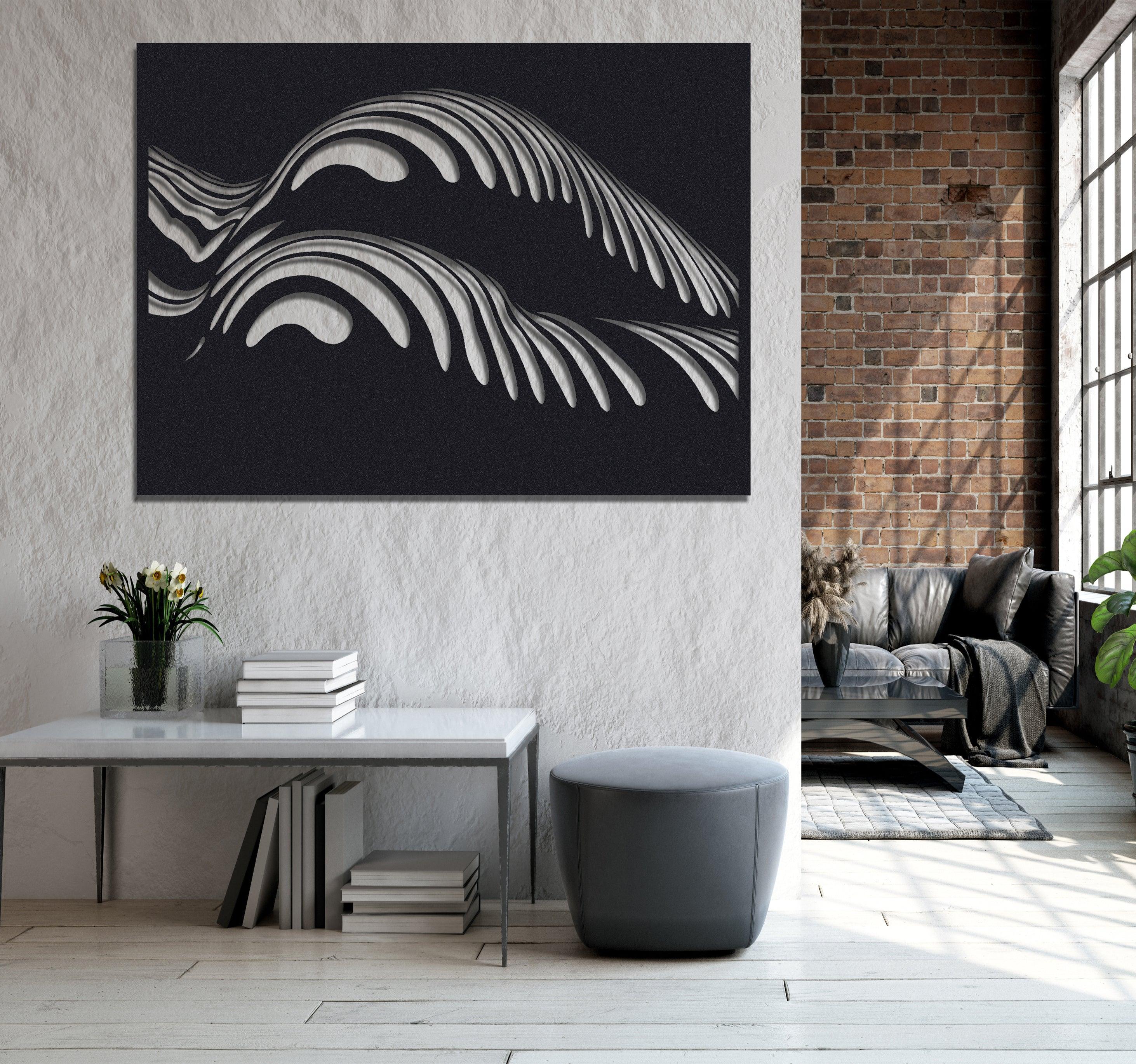・"Body Lines X"・Premium Metal Wall Art - Limited Edition - ArtDesigna Glass Printing Wall Art