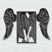 ・"Angel Wings Combination"・Premium Metal Wall Art - Limited Edition - ArtDesigna Glass Printing Wall Art