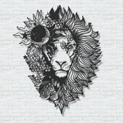 ・"Astro Lion"・Premium Metal Wall Art - Limited Edition - ArtDesigna Glass Printing Wall Art