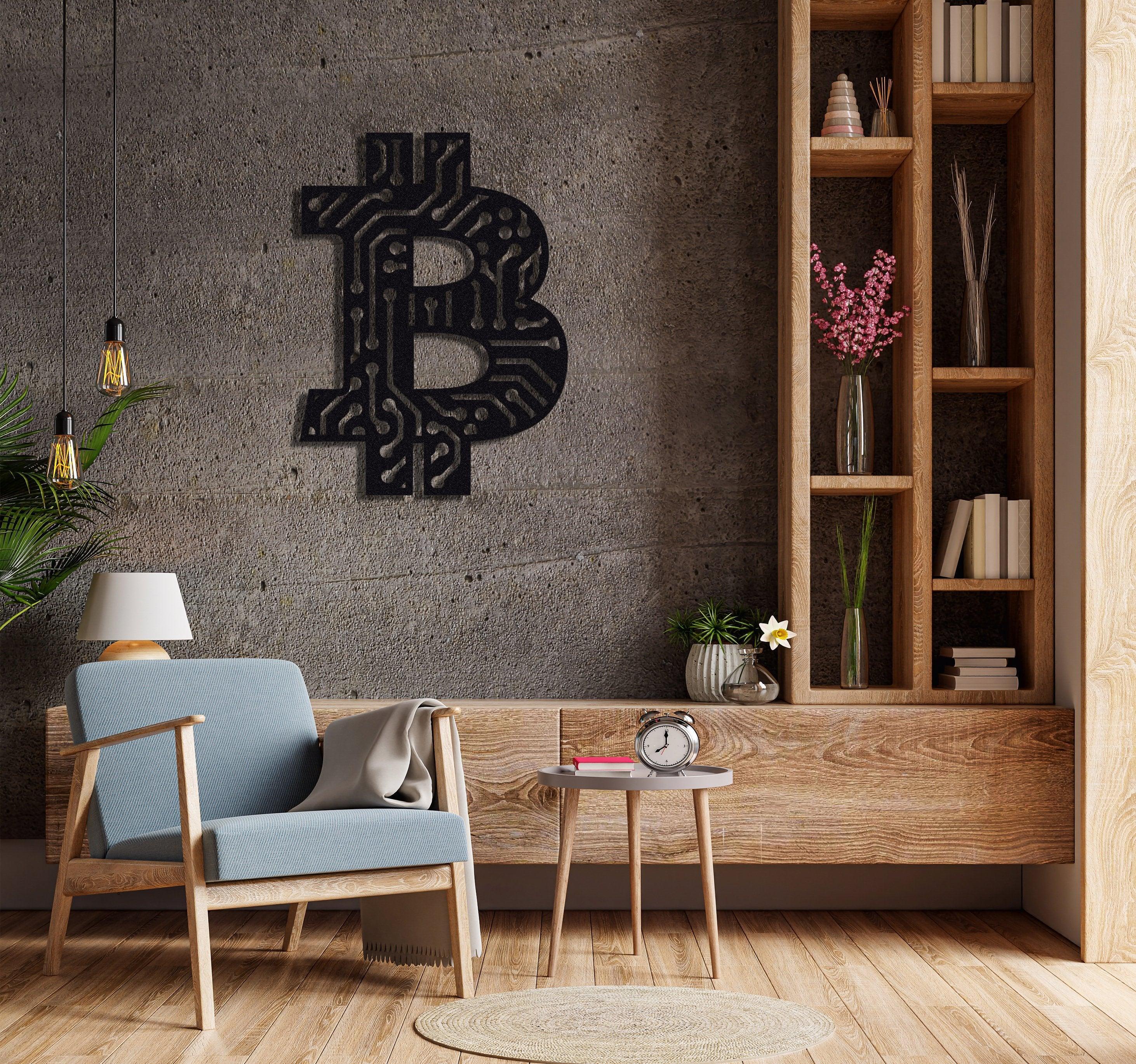 ・"Bitcoin"・Premium Metal Wall Art - Limited Edition - ArtDesigna Glass Printing Wall Art