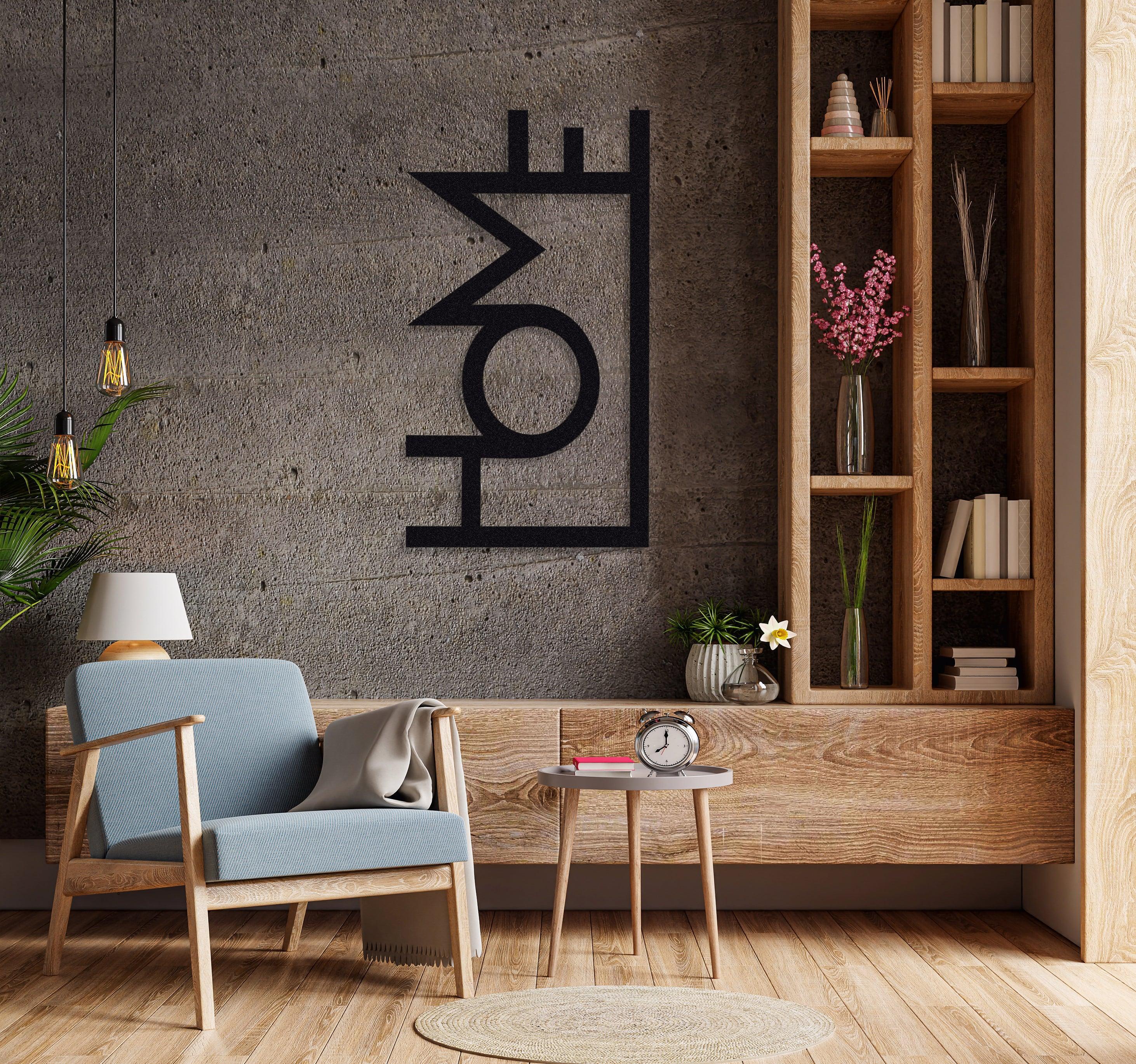 ・"Home Sign"・Premium Metal Wall Art - Limited Edition - ArtDesigna Glass Printing Wall Art