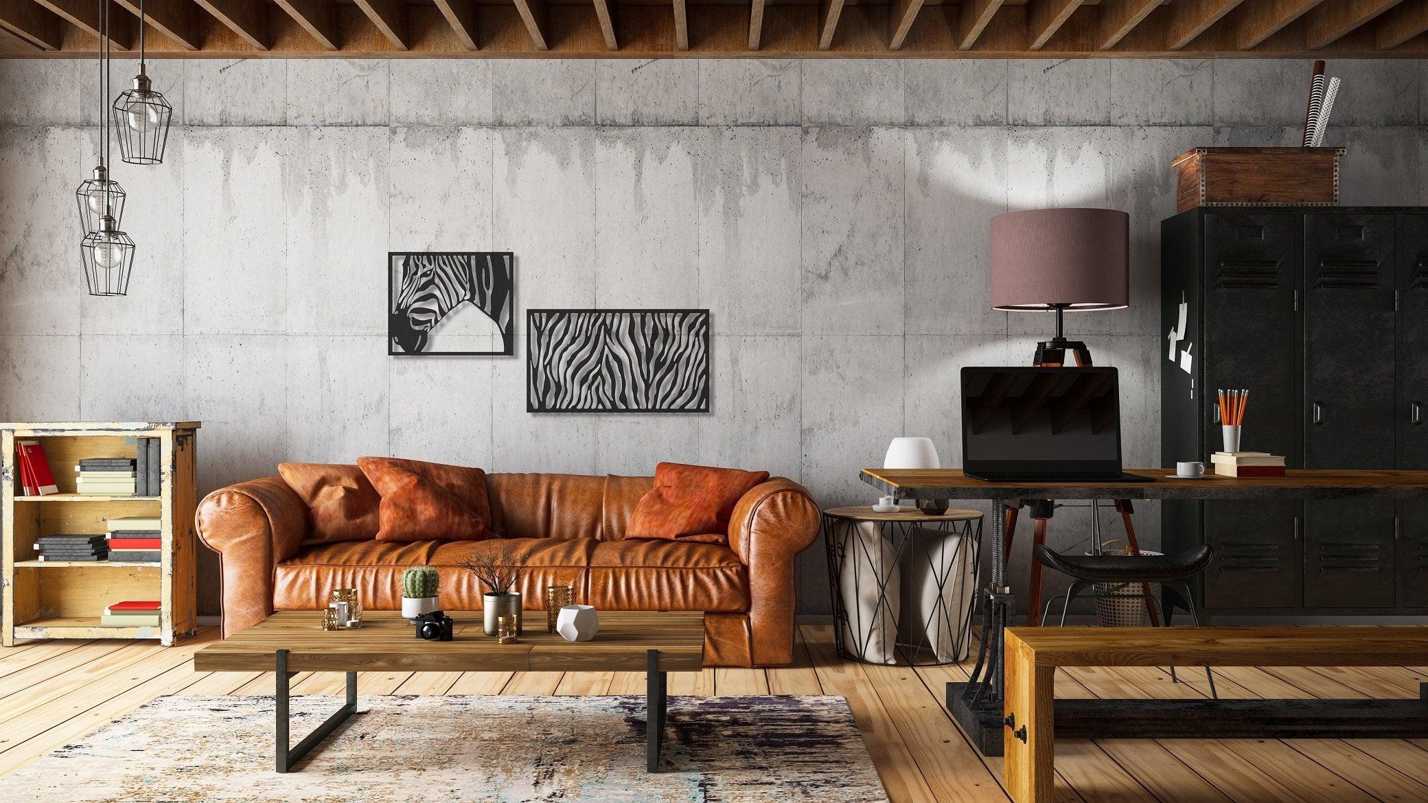 ・"Zebra"・Premium Metal Wall Art - Limited Edition - ArtDesigna Glass Printing Wall Art