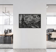 ・"Van Gogh The Starry Night"・Premium Metal Wall Art - Limited Edition - ArtDesigna Glass Printing Wall Art