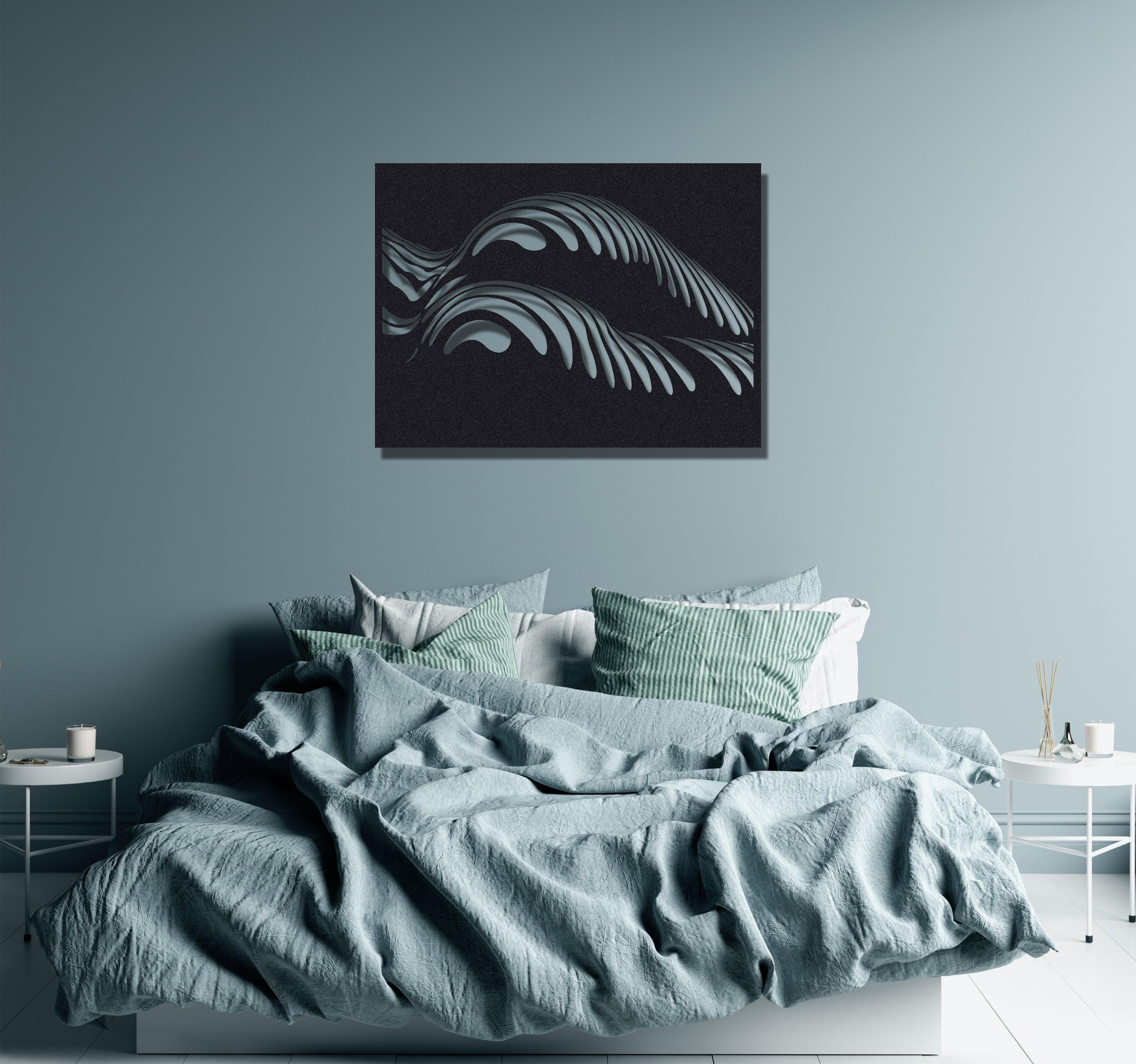 ・"Body Lines X"・Premium Metal Wall Art - Limited Edition - ArtDesigna Glass Printing Wall Art