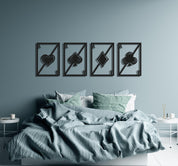 ・"Aces of Spades "・Premium Metal Wall Art - Limited Edition - ArtDesigna Glass Printing Wall Art