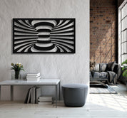 ・"Spiral M"・Premium Metal Wall Art - Limited Edition - ArtDesigna Glass Printing Wall Art