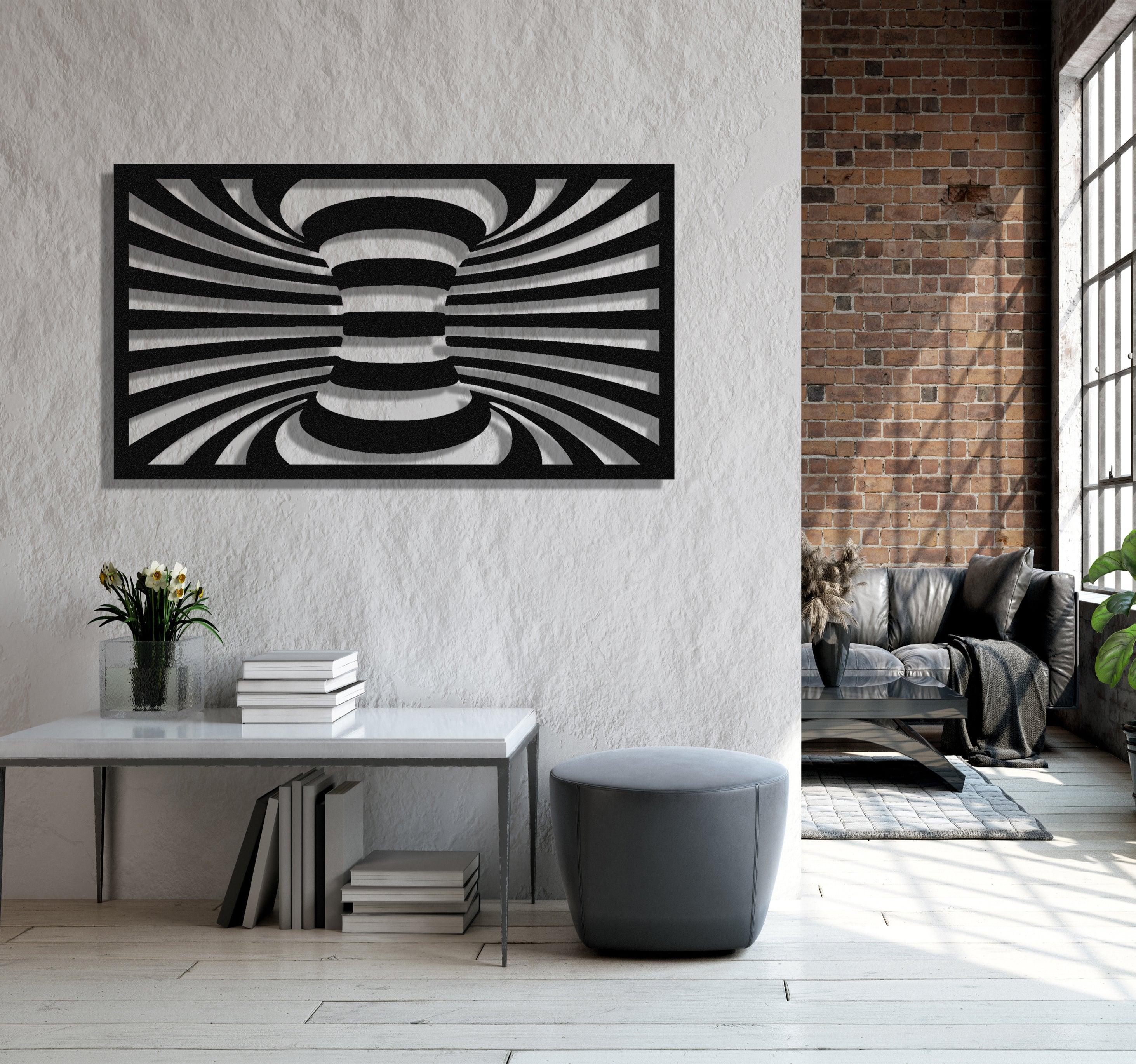 ・"Spiral M"・Premium Metal Wall Art - Limited Edition - ArtDesigna Glass Printing Wall Art