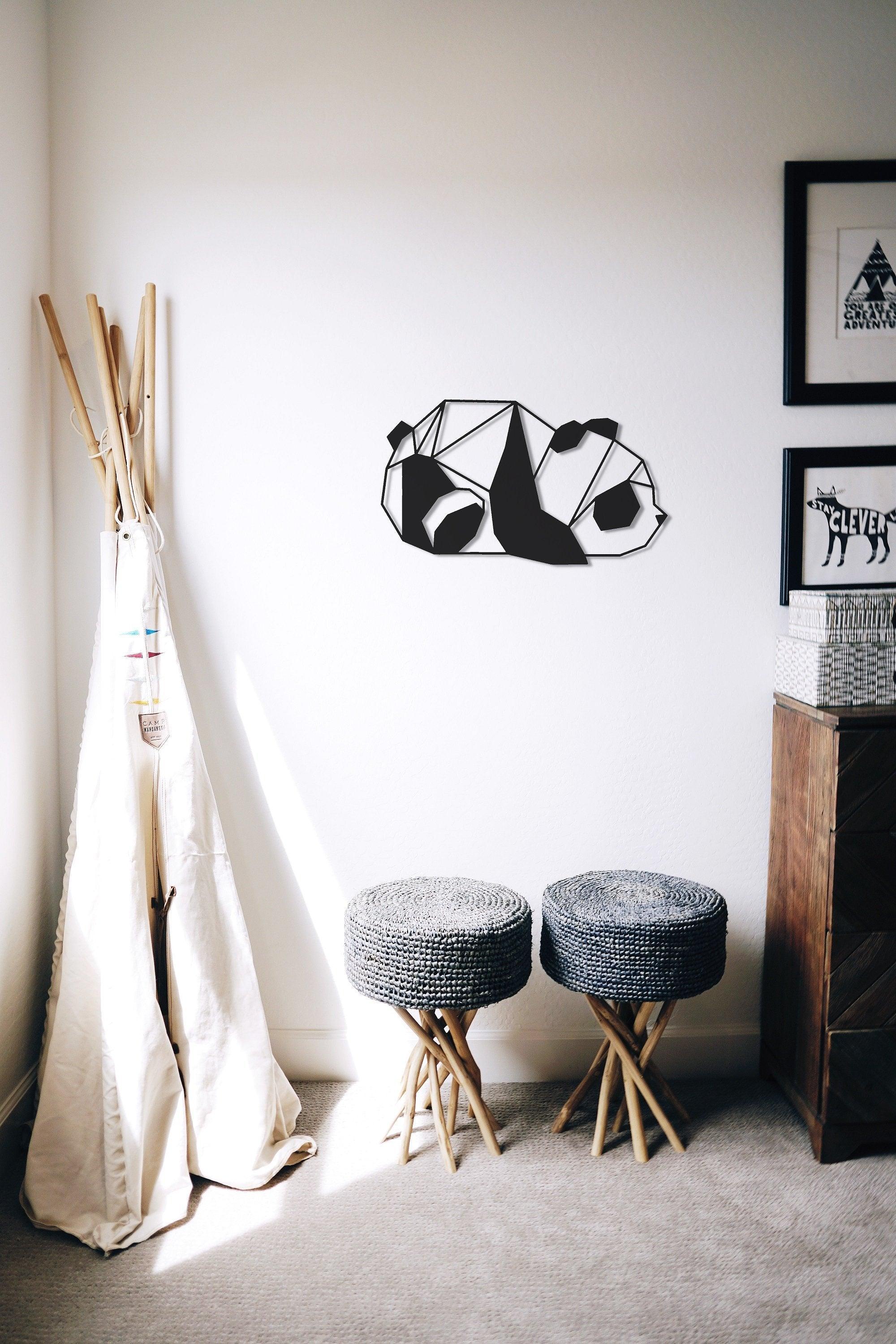 ・"Cute Panda"・Premium Metal Wall Art - Limited Edition - ArtDesigna Glass Printing Wall Art