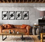 ・"Aces of Spades "・Premium Metal Wall Art - Limited Edition - ArtDesigna Glass Printing Wall Art