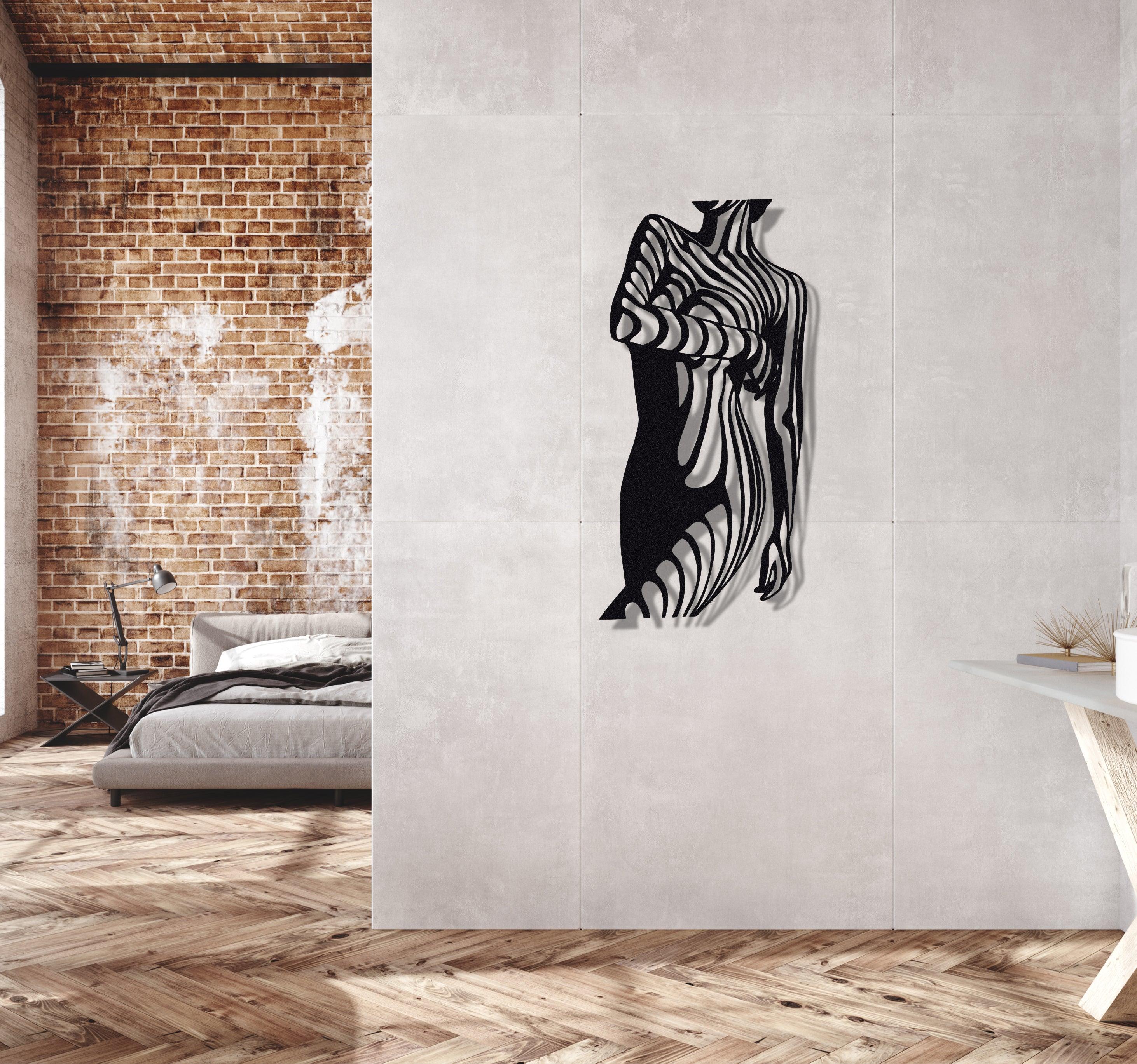 ・"Woman Body Lines"・Premium Metal Wall Art - Limited Edition - ArtDesigna Glass Printing Wall Art