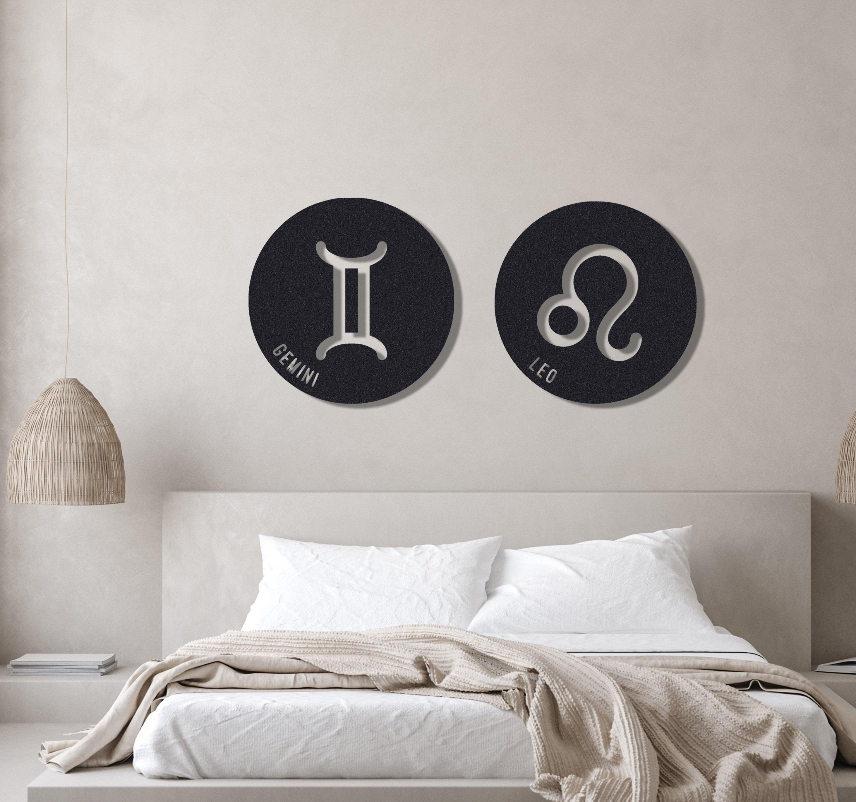 ・"Zodiac Symbols"・Premium Metal Wall Art - Limited Edition - ArtDesigna Glass Printing Wall Art