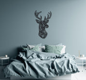 ・"Zentangle Deer"・Premium Metal Wall Art - Limited Edition - ArtDesigna Glass Printing Wall Art