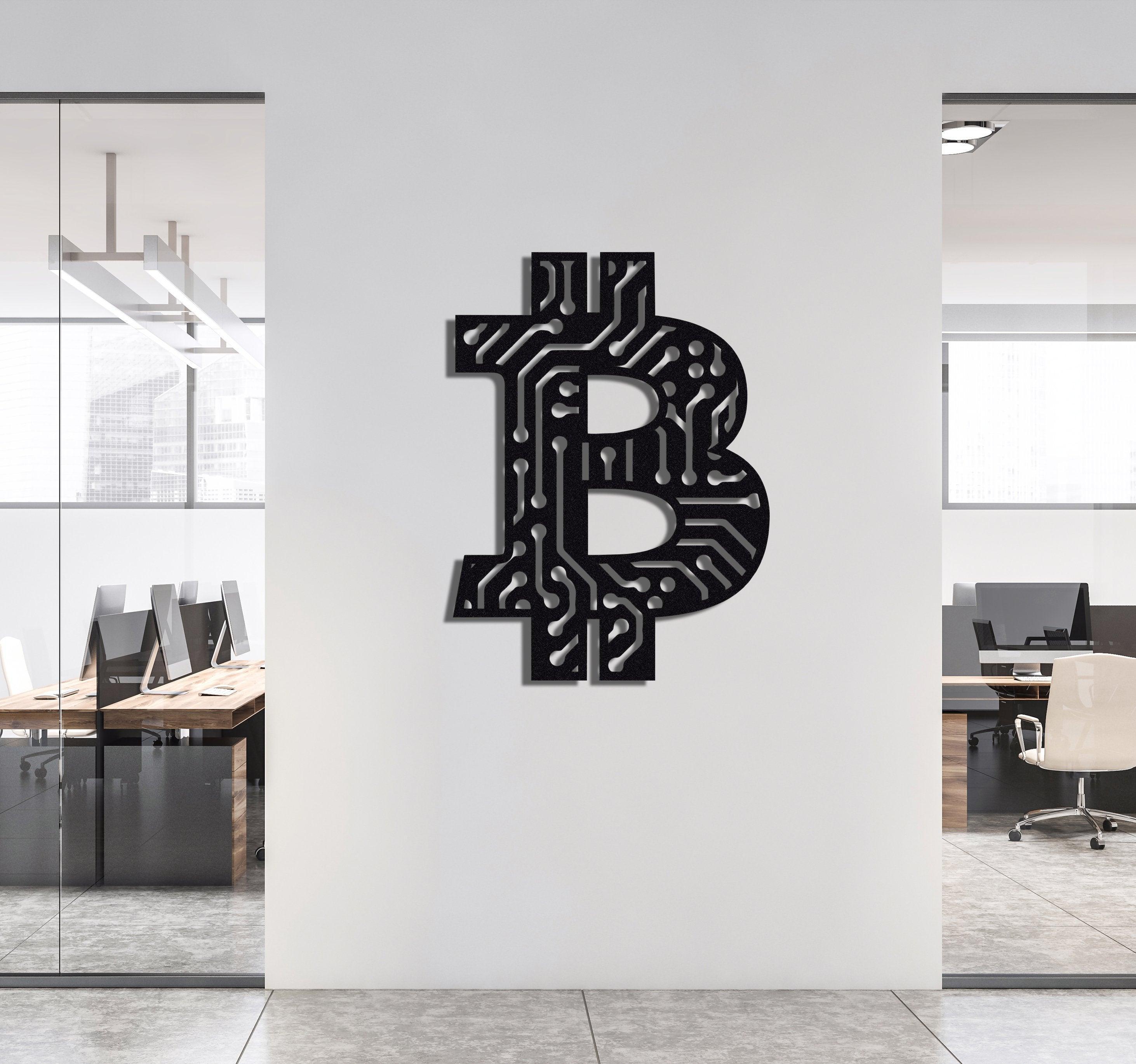 ・"Bitcoin"・Premium Metal Wall Art - Limited Edition - ArtDesigna Glass Printing Wall Art
